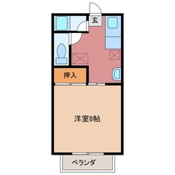 高田本山駅 徒歩14分 2階の物件間取画像